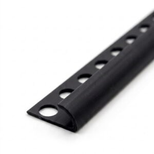 Supplier of Black PVC Tile Trim 12mm x 2.5m in UAE
