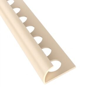Supplier of Cream PVC Tile Trim 9mm x 2.5m in UAE