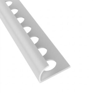 Supplier of White PVC Tile Trim 9mm x 2.5m in UAE